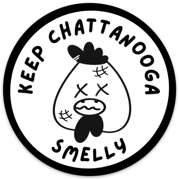 Smelly Chattanooga Sticker
